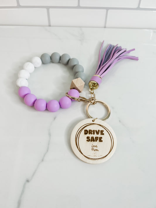 Drive Safe Love Mom Bangle